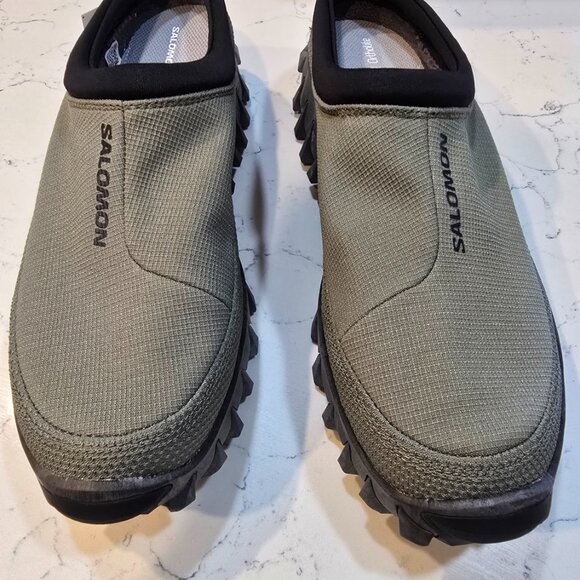 Salomon Unisex - SNOWCLOG - Deep Lichen Green/Black - L47579100 Mens Size 11.5 - Picture 4 of 10